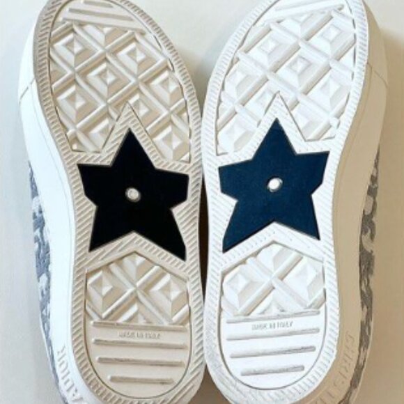 Dior Gray and White Women's Sneakers - Picture 6 of 6